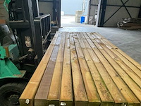 Grenen tuinpaal geïmpregneerd 270x8,8x8,8 cm (13x) - afbeelding 5 van  7