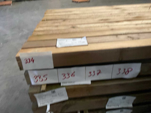 Grenen tuinpaal geïmpregneerd 270x8,8x8,8 cm (13x) - afbeelding 7 van  7