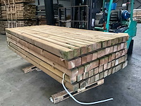 Grenen tuinpaal geïmpregneerd 270x8,8x8,8 cm (13x) - afbeelding 2 van  7