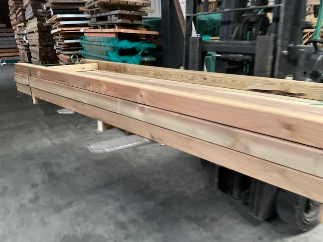 Grenen tuinpaal geïmpregneerd 300x8,8x8,8 cm (20x) - afbeelding 3 van  10