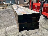Grenen tuinpaal geschaafd 210x6,8x6,8 cm (20x) - afbeelding 2 van  5