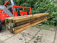 Grenen tuinpaal geschaafd 210x6,8x6,8 cm (60x) - afbeelding 2 van  6