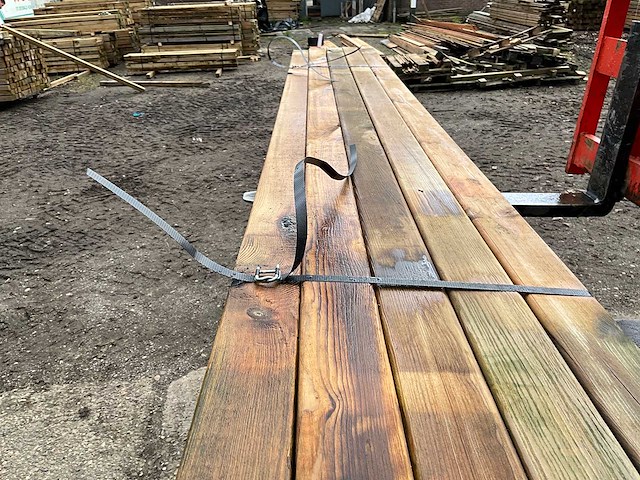 Grenen tuinpaal geschaafd 210x6,8x6,8 cm (60x) - afbeelding 4 van  4