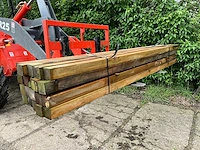 Grenen tuinpaal geschaafd 210x6,8x6,8 cm (60x) - afbeelding 2 van  5