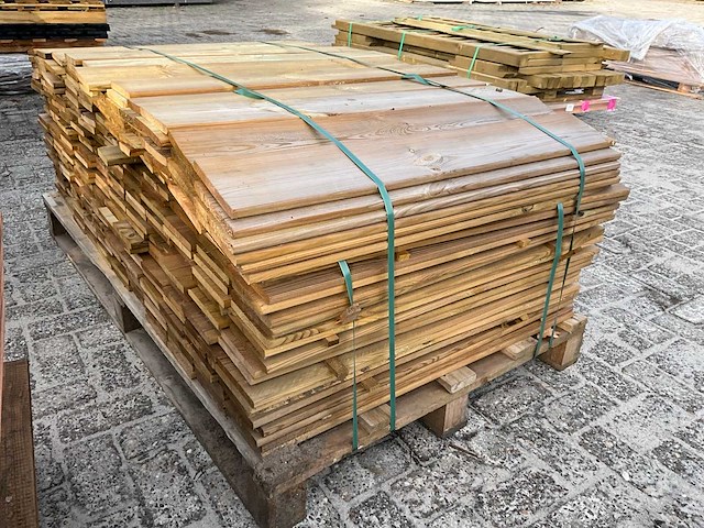 Grenen tuinplank 1.6x14x90 cm (250x) - afbeelding 3 van  4