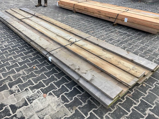 Grenen tuinplank 2x20x500 cm (15x) - afbeelding 1 van  5