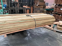 Grenen tuinplank geïmpregneerd - 180x6,5x1,8 cm (170x) - afbeelding 3 van  4