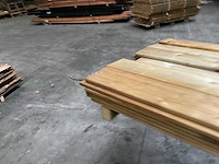 Grenen tuinplank geïmpregneerd - 240x14x1,5 cm (25x) - afbeelding 3 van  6