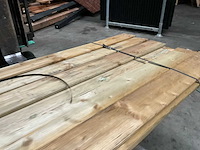 Grenen tuinplank geïmpregneerd - 240x14x1,5 cm (25x) - afbeelding 6 van  6
