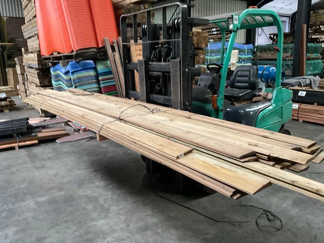 Grenen tuinplank geïmpregneerd zweeds rabat 400x15x2,2 cm (16x) - afbeelding 1 van  14
