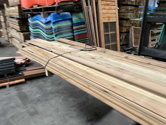 Grenen tuinplank geïmpregneerd zweeds rabat 400x15x2,2 cm (16x) - afbeelding 8 van  14