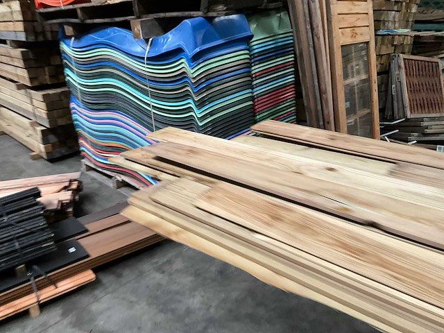 Grenen tuinplank geïmpregneerd zweeds rabat 400x15x2,2 cm (16x) - afbeelding 10 van  14