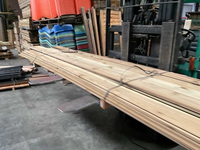 Grenen tuinplank geïmpregneerd zweeds rabat 400x15x2,2 cm (16x) - afbeelding 7 van  14