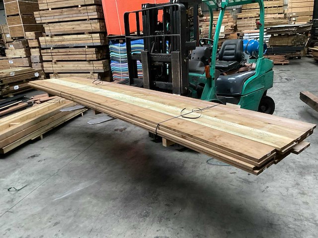 Grenen tuinplank gemigreerd 400x20x2 cm (14x) - afbeelding 1 van  6