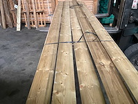 Grenen tuinplank mes- en groef - 400x13,5x1,8 cm (7x) - afbeelding 1 van  3