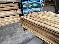 Grenen tuinplank rhombusprofiel geïmpregneerd - 180x14,5x2,8 cm (26x) - afbeelding 3 van  8