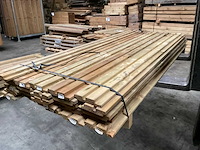 Grenen tuinplank rhombusprofiel geïmpregneerd - 180x14,5x2,8 cm (26x) - afbeelding 8 van  8