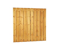 Grenen tuinscherm 19-planks geschaafd 180x180 cm (4x)