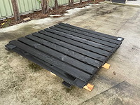 Grenen tuinscherm (4x) - afbeelding 1 van  5