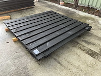Grenen tuinscherm (4x) - afbeelding 3 van  5