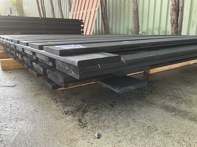 Grenen tuinscherm (4x) - afbeelding 5 van  5