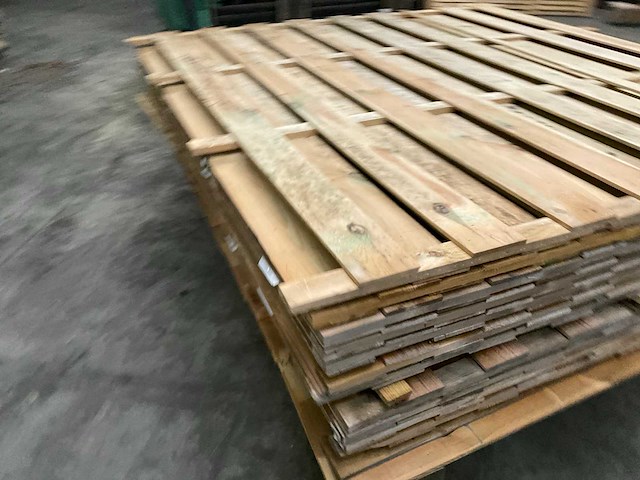 Grenen tuinscherm geïmpregneerd - 180x180 cm (10x) - afbeelding 8 van  11