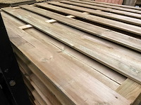 Grenen tuinscherm geïmpregneerd - 180x180 cm (10x) - afbeelding 11 van  11