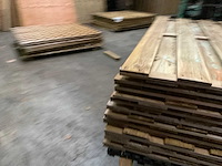 Grenen tuinscherm geïmpregneerd - 180x180 cm (10x) - afbeelding 9 van  11