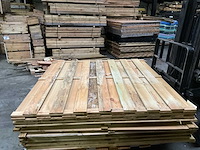 Grenen tuinscherm geïmpregneerd - 180x180 cm (10x) - afbeelding 1 van  4