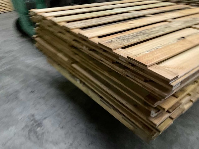 Grenen tuinscherm geïmpregneerd - 180x180 cm (10x) - afbeelding 3 van  4