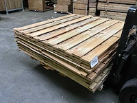 Grenen tuinscherm geïmpregneerd - 180x180 cm (10x) - afbeelding 6 van  6