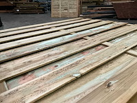 Grenen tuinscherm geïmpregneerd - 180x180 cm (10x) - afbeelding 8 van  8