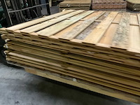 Grenen tuinscherm geïmpregneerd - 180x180 cm (10x) - afbeelding 6 van  8