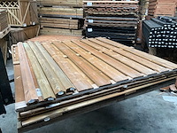 Grenen tuinscherm geïmpregneerd - 180x180 cm (3x) - afbeelding 1 van  4