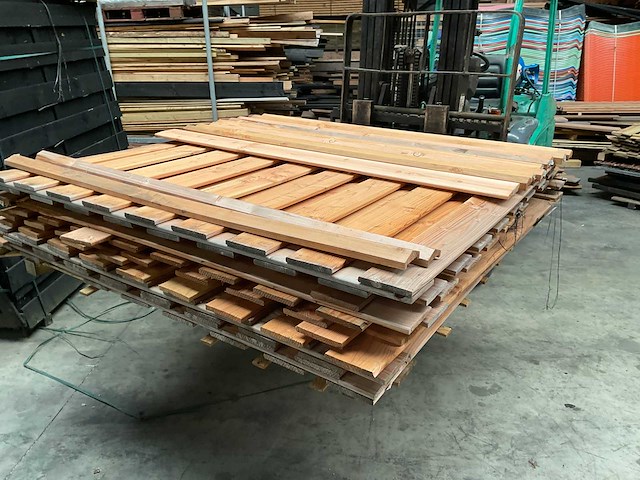 Grenen tuinscherm geïmpregneerd - 180x180 cm (6x) - afbeelding 4 van  5