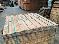 Grenen tuinscherm geïmpregneerd 15-planks - 180x180 cm (26x) - afbeelding 1 van  12