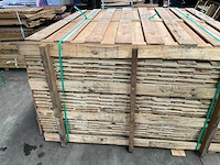 Grenen tuinscherm geïmpregneerd 15-planks - 180x180 cm (26x) - afbeelding 10 van  12