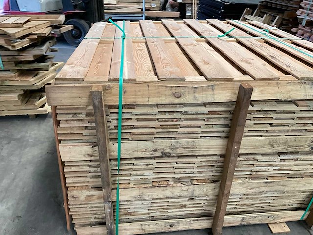 Grenen tuinscherm geïmpregneerd 15-planks - 180x180 cm (26x) - afbeelding 11 van  12