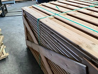 Grenen tuinscherm geïmpregneerd 15-planks - 180x180 cm (26x) - afbeelding 2 van  13