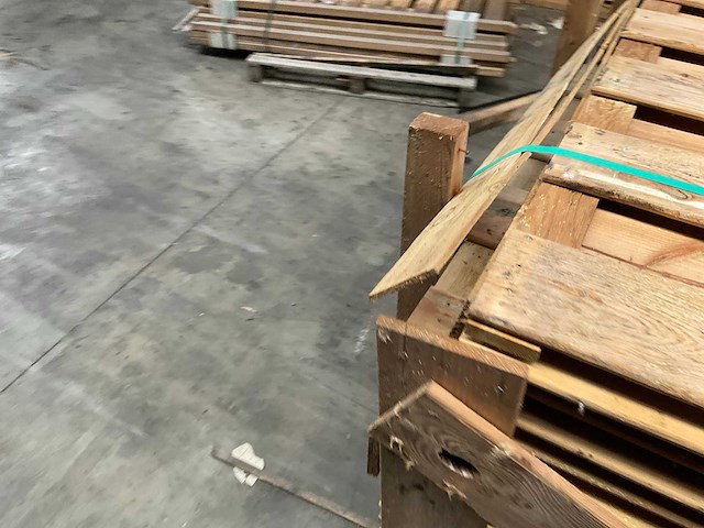 Grenen tuinscherm geïmpregneerd 15-planks - 180x180 cm (26x) - afbeelding 9 van  13