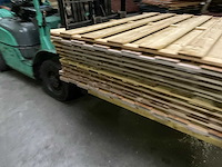 Grenen tuinscherm geïmpregneerd 17-planks - 180x180 cm (10x) - afbeelding 7 van  9