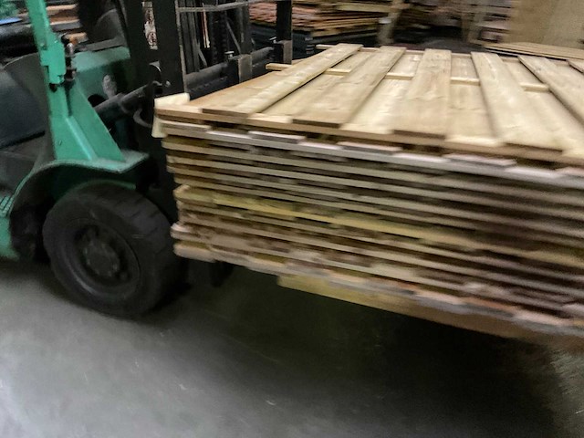 Grenen tuinscherm geïmpregneerd 17-planks - 180x180 cm (10x) - afbeelding 8 van  9