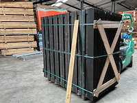 Grenen tuinscherm geïmpregneerd 17-planks 180x180 cm (12x) - afbeelding 1 van  6