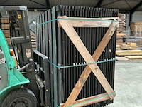 Grenen tuinscherm geïmpregneerd 17-planks 180x180 cm (12x) - afbeelding 5 van  6