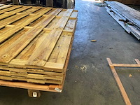 Grenen tuinscherm geïmpregneerd 19-planks - 180x180 cm (4x) - afbeelding 7 van  10