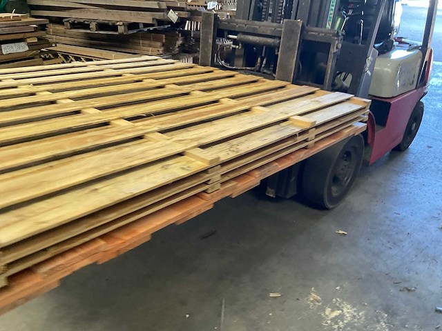 Grenen tuinscherm geïmpregneerd 19-planks - 180x180 cm (4x) - afbeelding 8 van  10