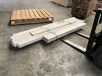 Grenen tuinscherm met betonplaat 19-planks 180x180 cm (4x) - afbeelding 6 van  8