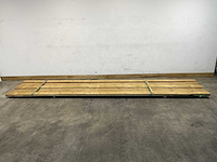 Grenen vlonderplank 500x14x2,8 cm (9x) - afbeelding 2 van  7