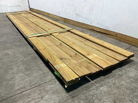 Grenen vlonderplank 500x14x2,8 cm (9x) - afbeelding 5 van  7