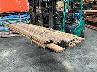 Grenen vlonderplank geïmpregneerd - 300x14,5x2,5 cm (16x) - afbeelding 1 van  8